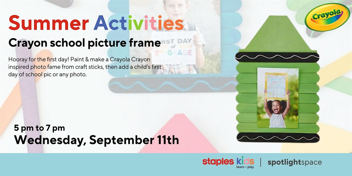 Crayola Crayon School Picture Frame at Staples Calgary North East Store 50