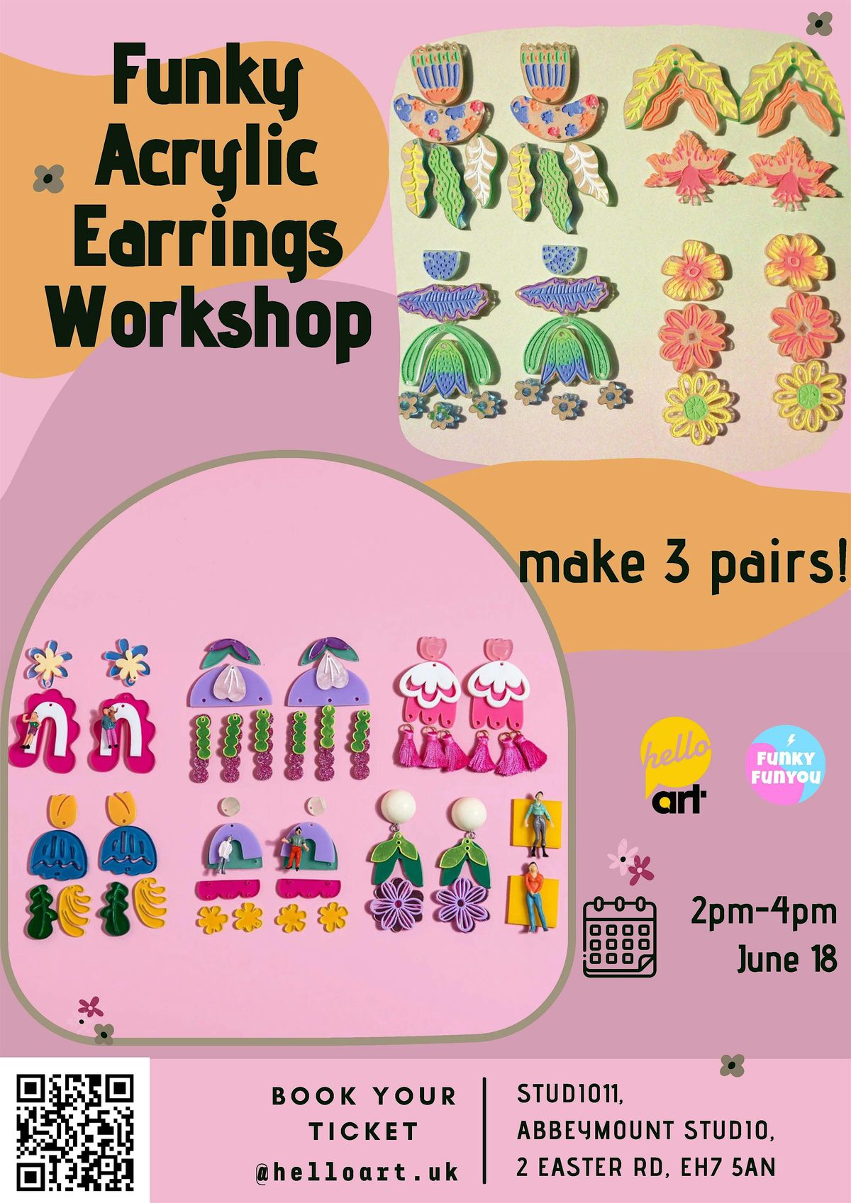 Funky Earring Design Workshop