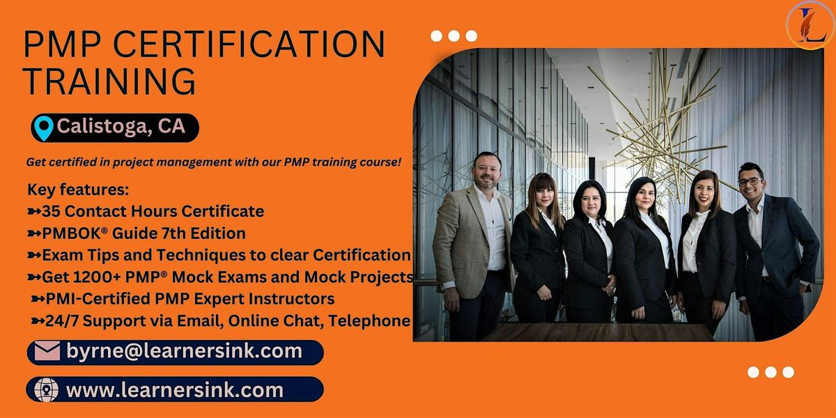 Increase your Profession with PMP Certification In Calistoga, CA