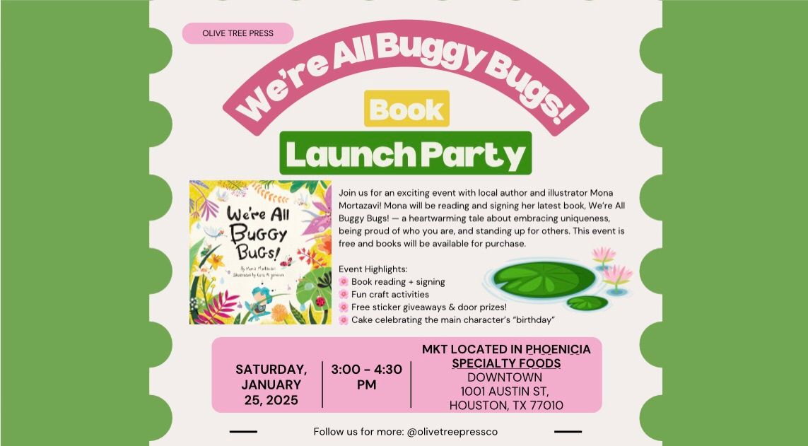 Children\u2019s Book Launch: Author Reading and Signing