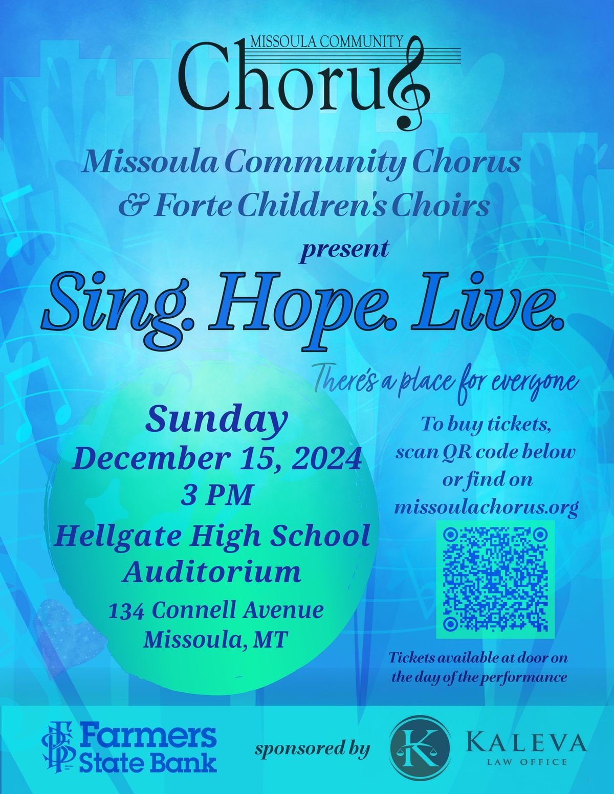 Sing. Hope. Live. There's a Place For Everyone Holiday Concert