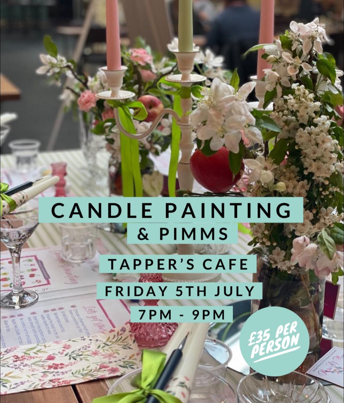 Candle Painting & Pimms
