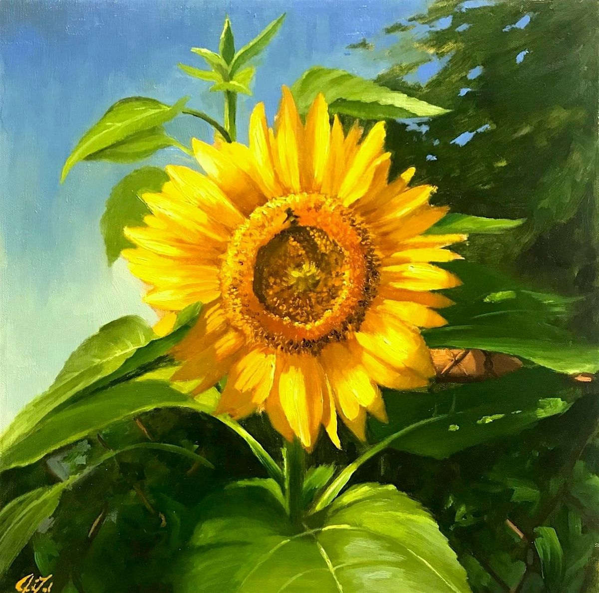 Sunflower Paint & Sip