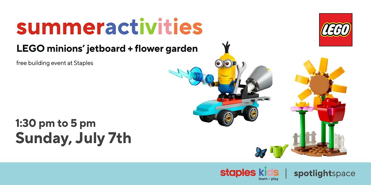 LEGO Minions\u2019 Jetboard | Flower Garden Staples S. Edmonton Common Store 150