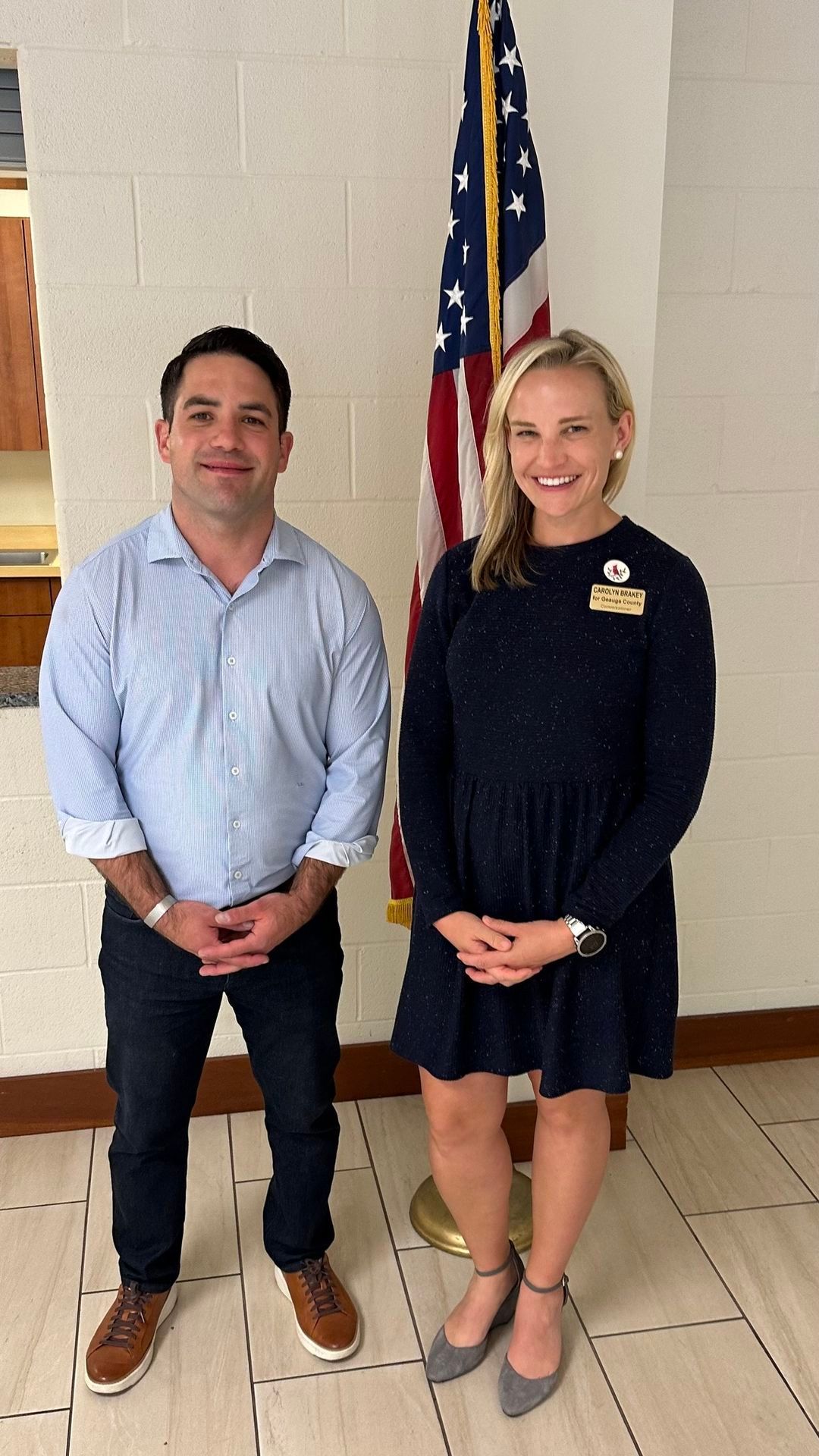 Carolyn Brakey and Rep. Steve Demetriou Bainbridge Township Meet & Greet