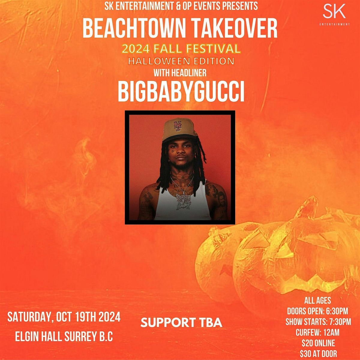 Beachtown Takeover 2024 Fall Festival : HALLOWEEN EDITION  w\/ BIGBABYGUCCI