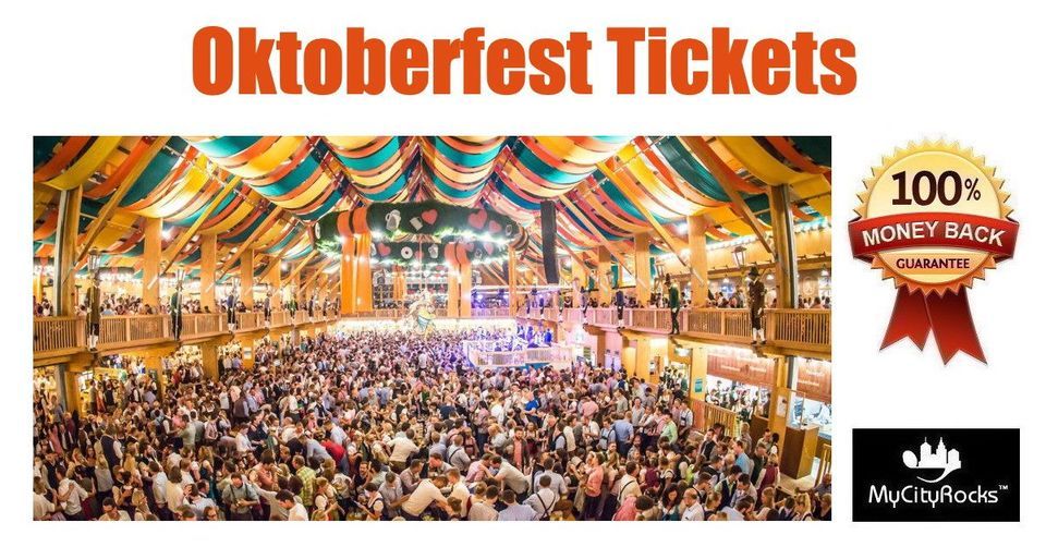 Oktoberfest Tickets M\u00fcnchen - Munich Germany Theresienwiese Lunch & Evening Reservations