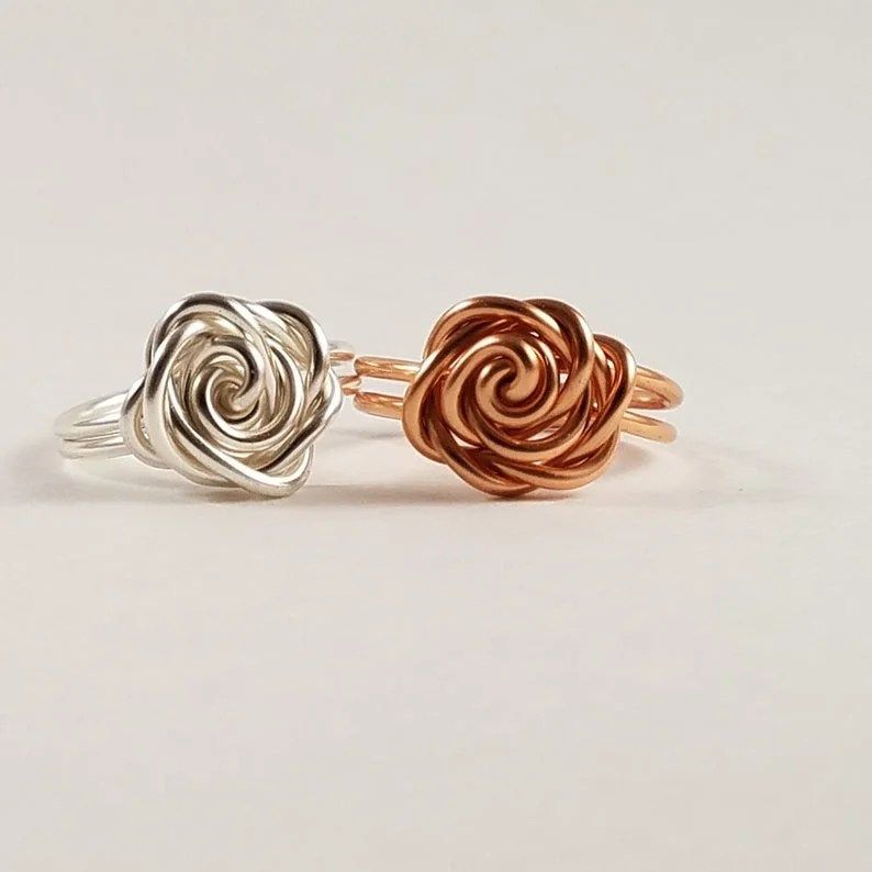 Wire Rose Ring