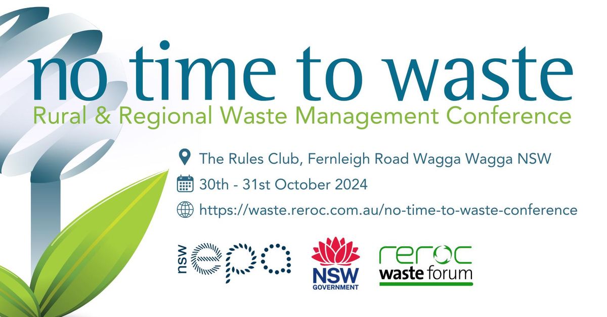 2024 No Time to Waste Conference