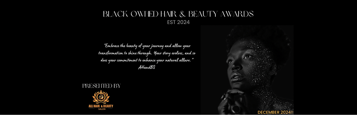 Black owned Hair and Beauty Awards