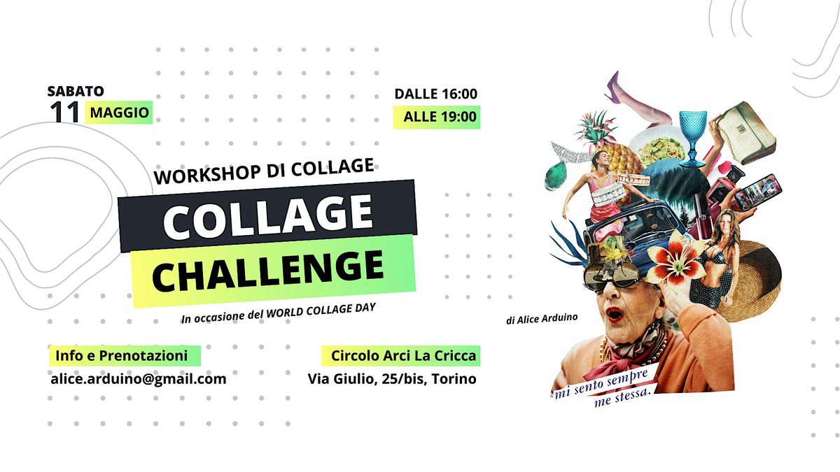 Collage Challenge @ World Collage Day | Workshop di Collage