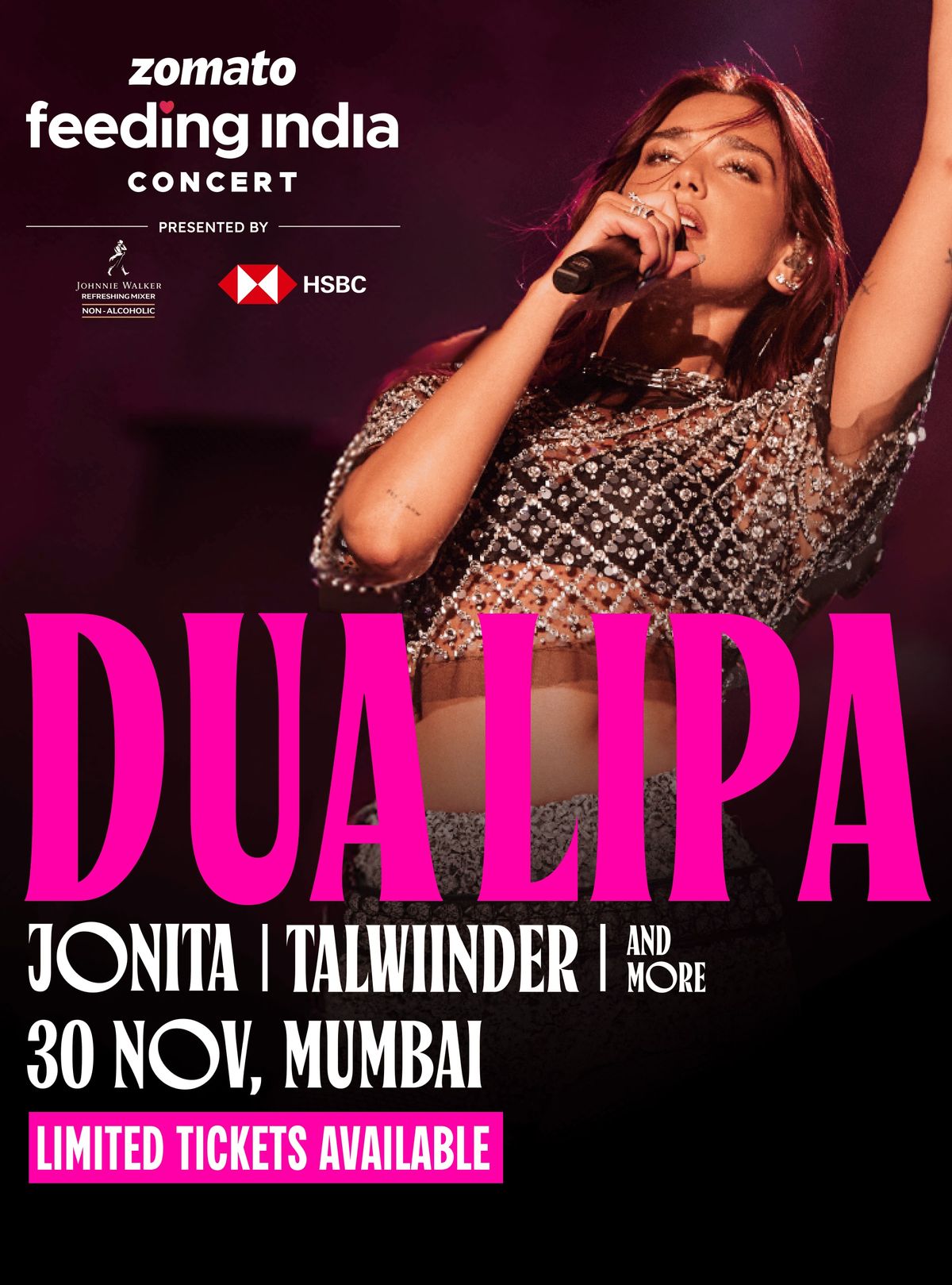 Feeding India Concert with Dua Lipa Music Mumbai