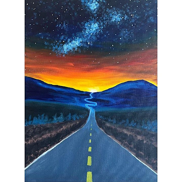 Paint and Sip in Melbourne Starry Road, Ladder Art Space, Kew, 18