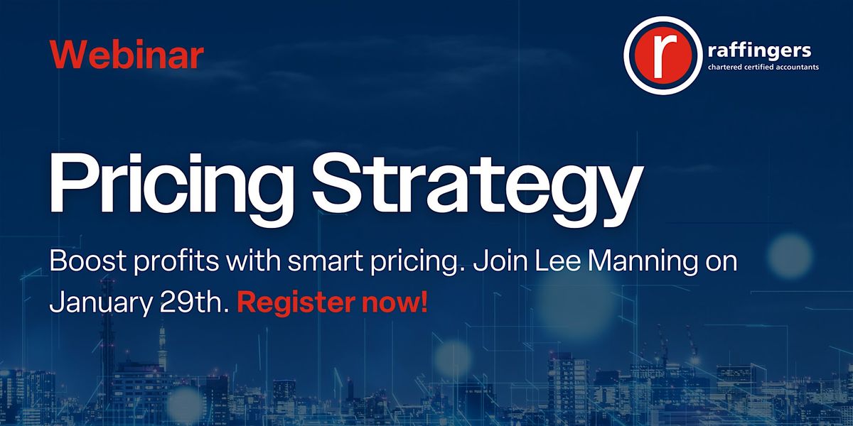 Pricing Strategy - Raffingers Advisory Series