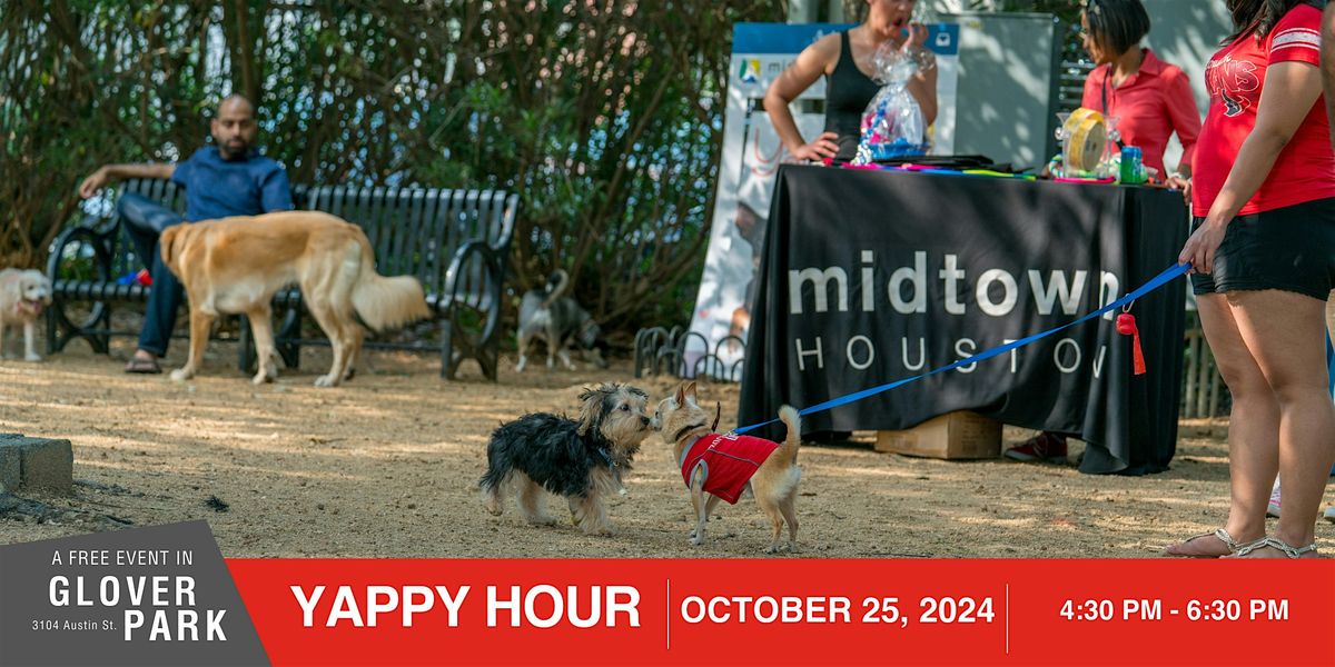 October Yappy Hour at Glover Park!