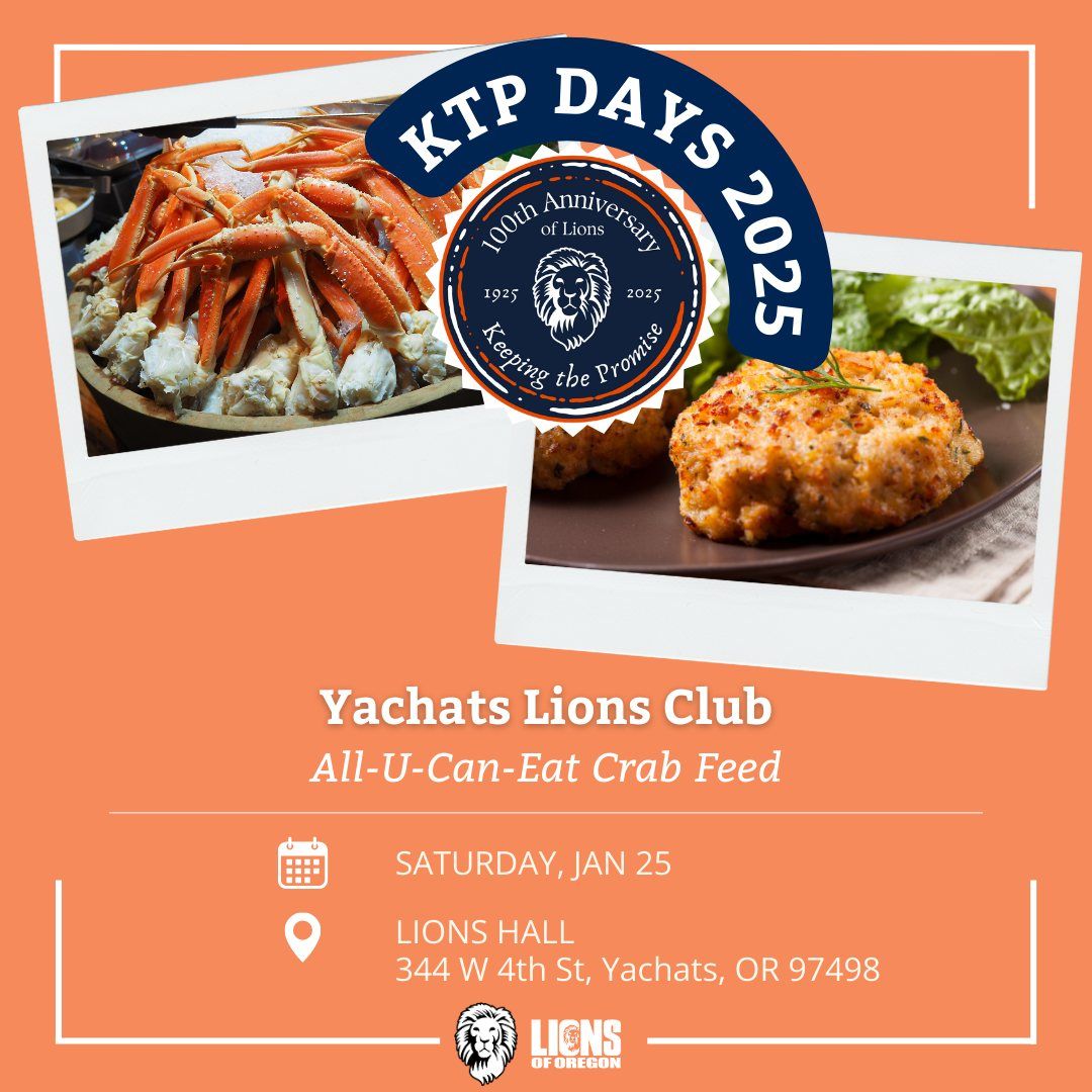 Yachats Lions "KTP" All-U-Can-Eat Crab Feed