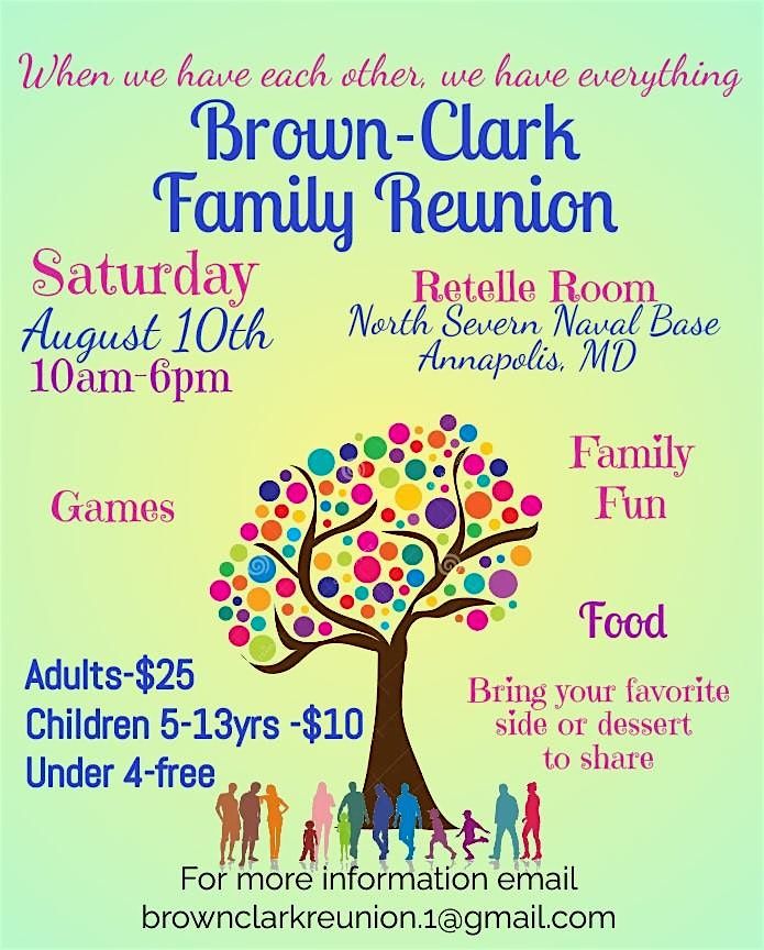 Brown-Clark Family Reunion
