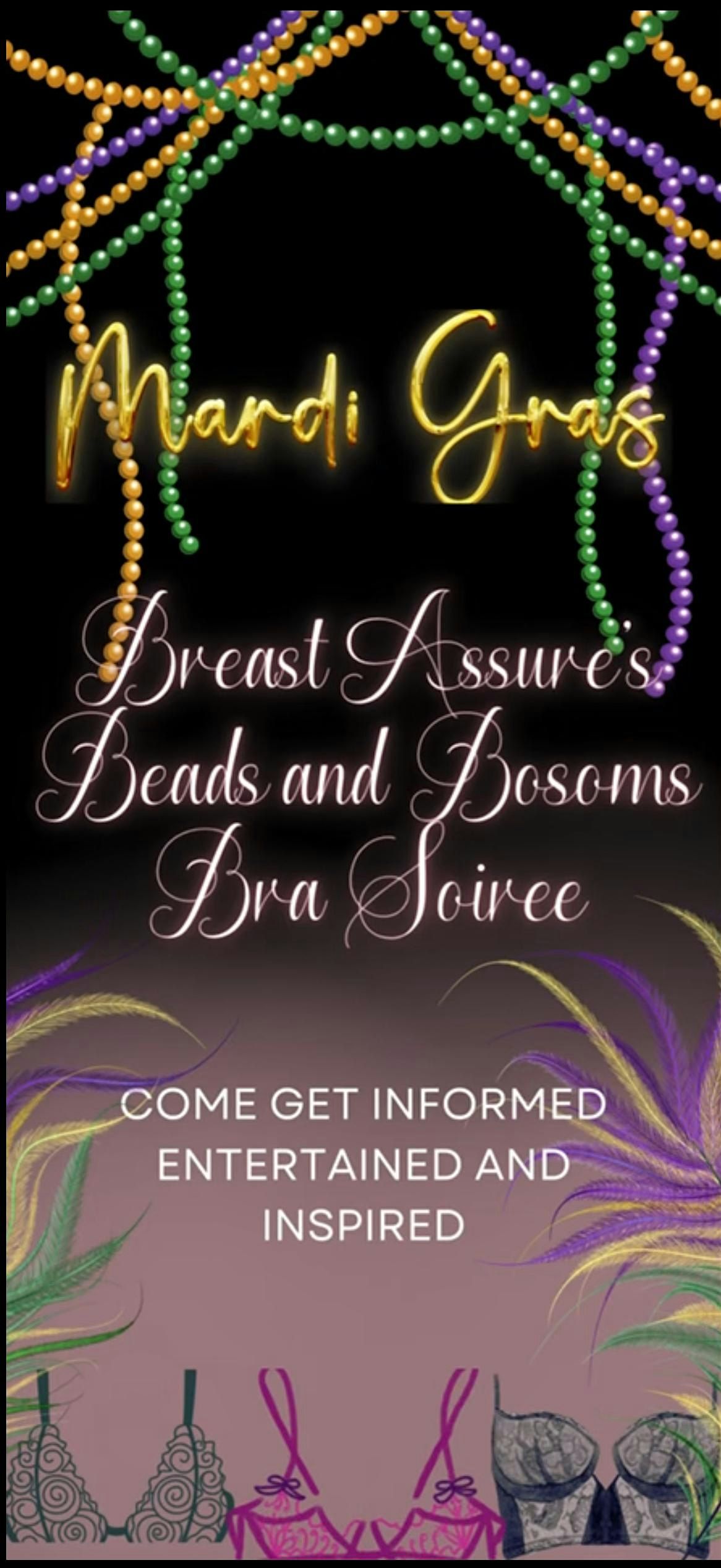 Beads and Bosoms Bra Soiree in recognition of Breast Cancer Awareness