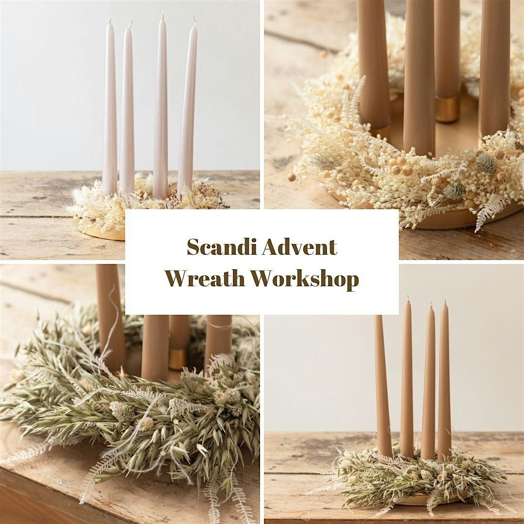 Scandi advent wreath workshop