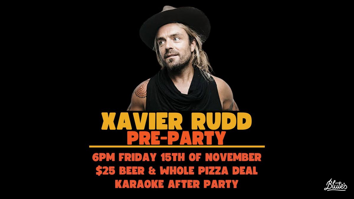 XAVIER RUDD PRE-PARTY