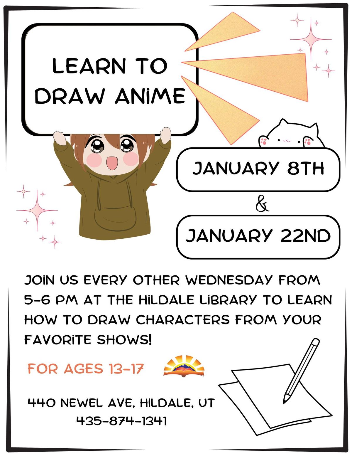 Teens: Learn to Draw Anime