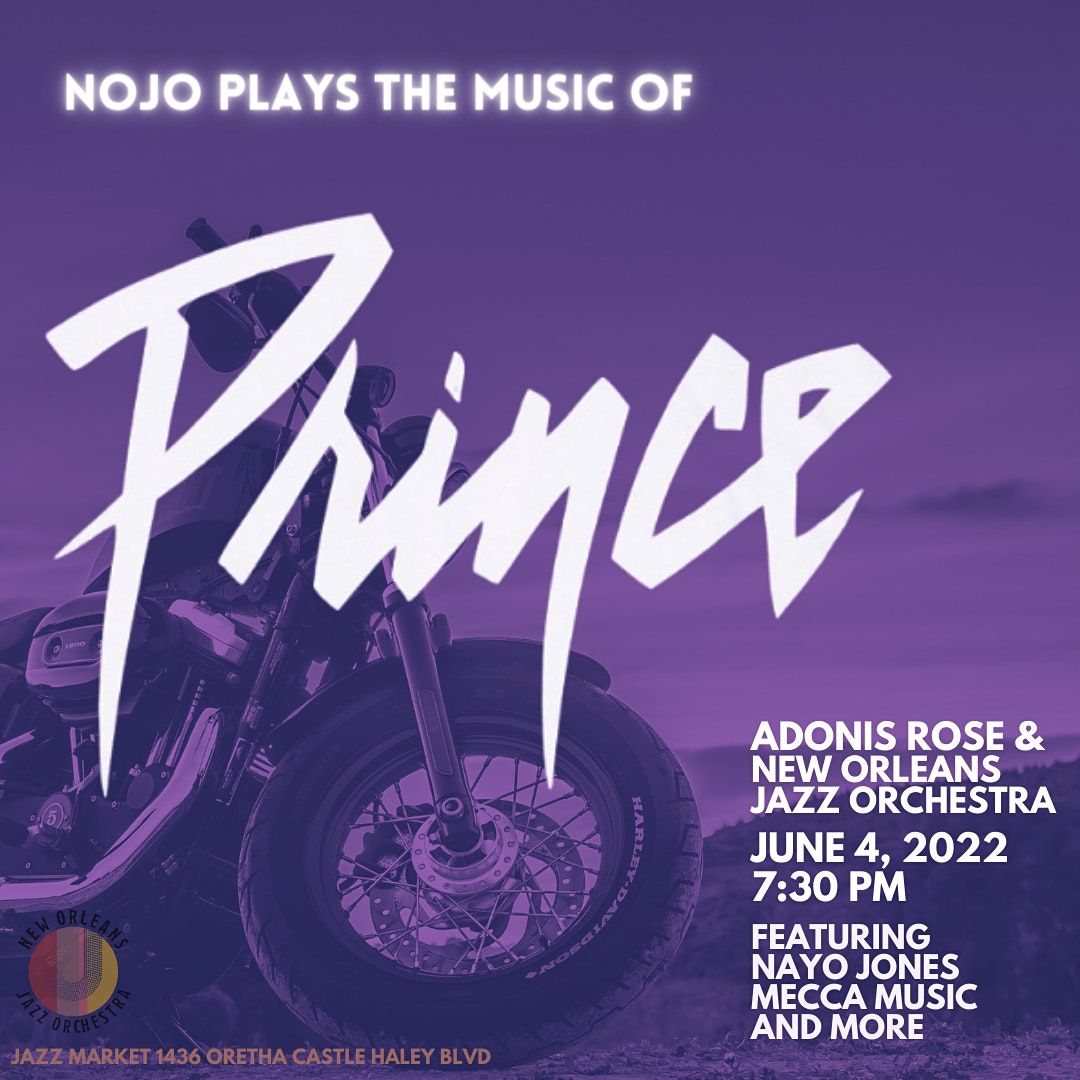 Adonis Rose and NOJO - PRINCE Tribute, New Orleans Jazz Market, 4 June 2022