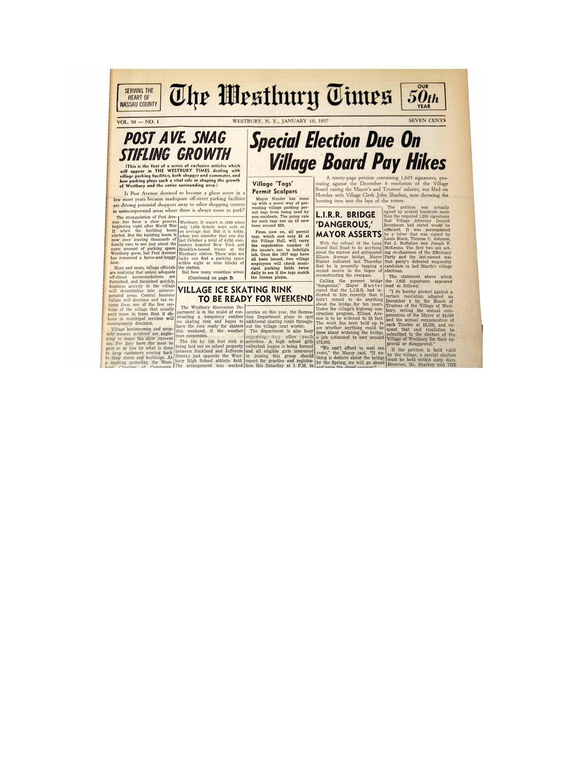 Westbury History as Covered by the Westbury Times