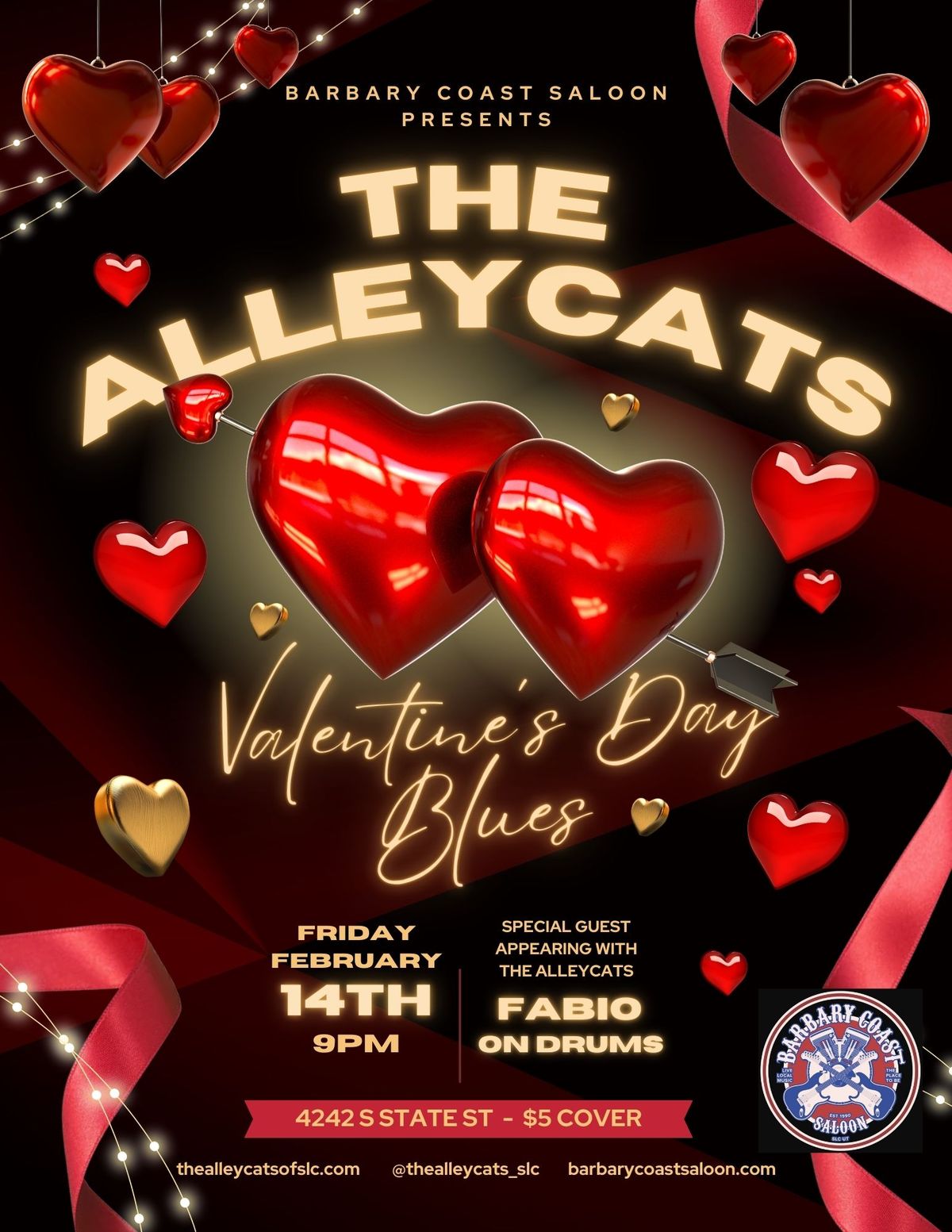 The Alleycats Valentine's Day Blues at Barbary Coast