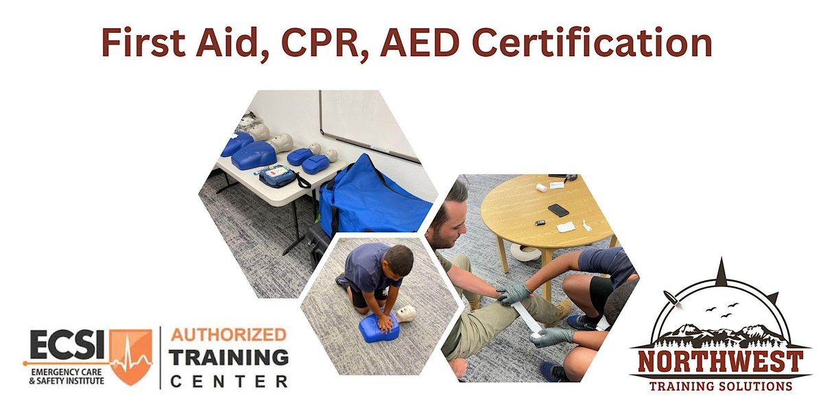 First Aid, CPR, AED Certification