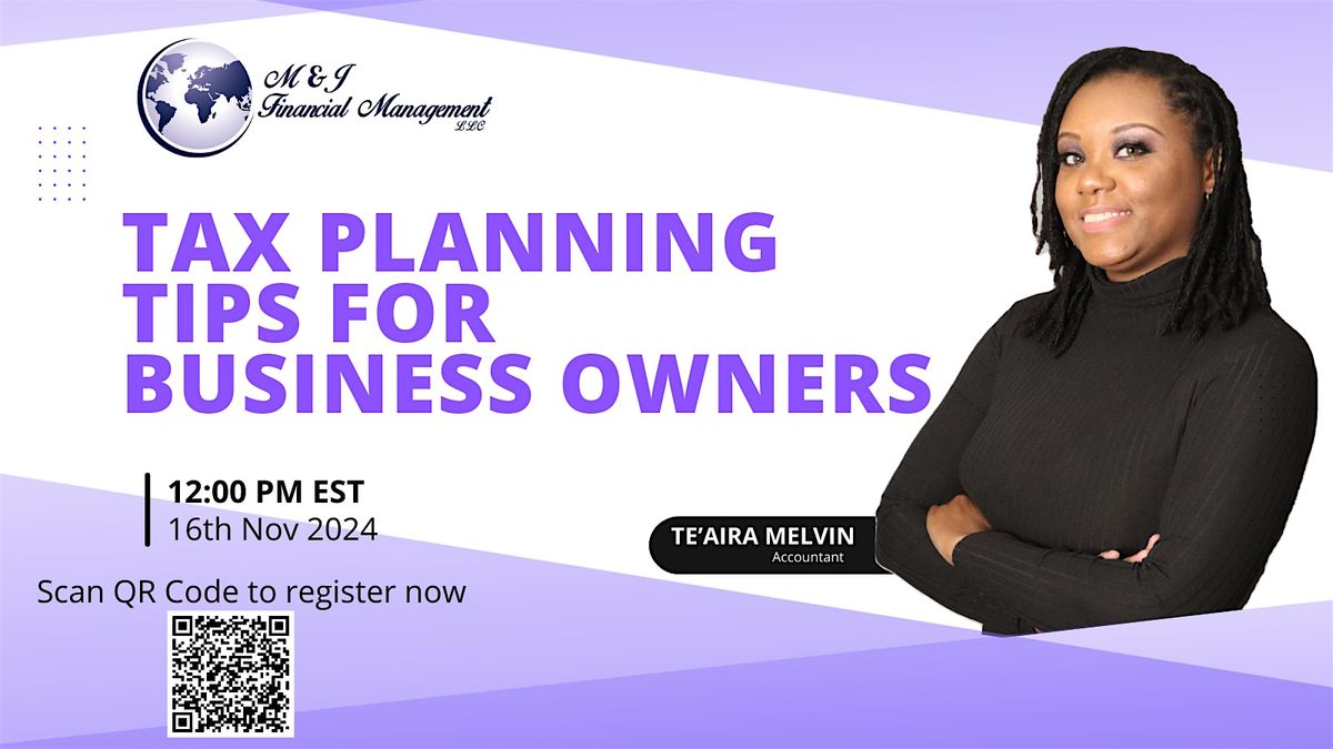 Tax Planning Tips for Small Business Owners