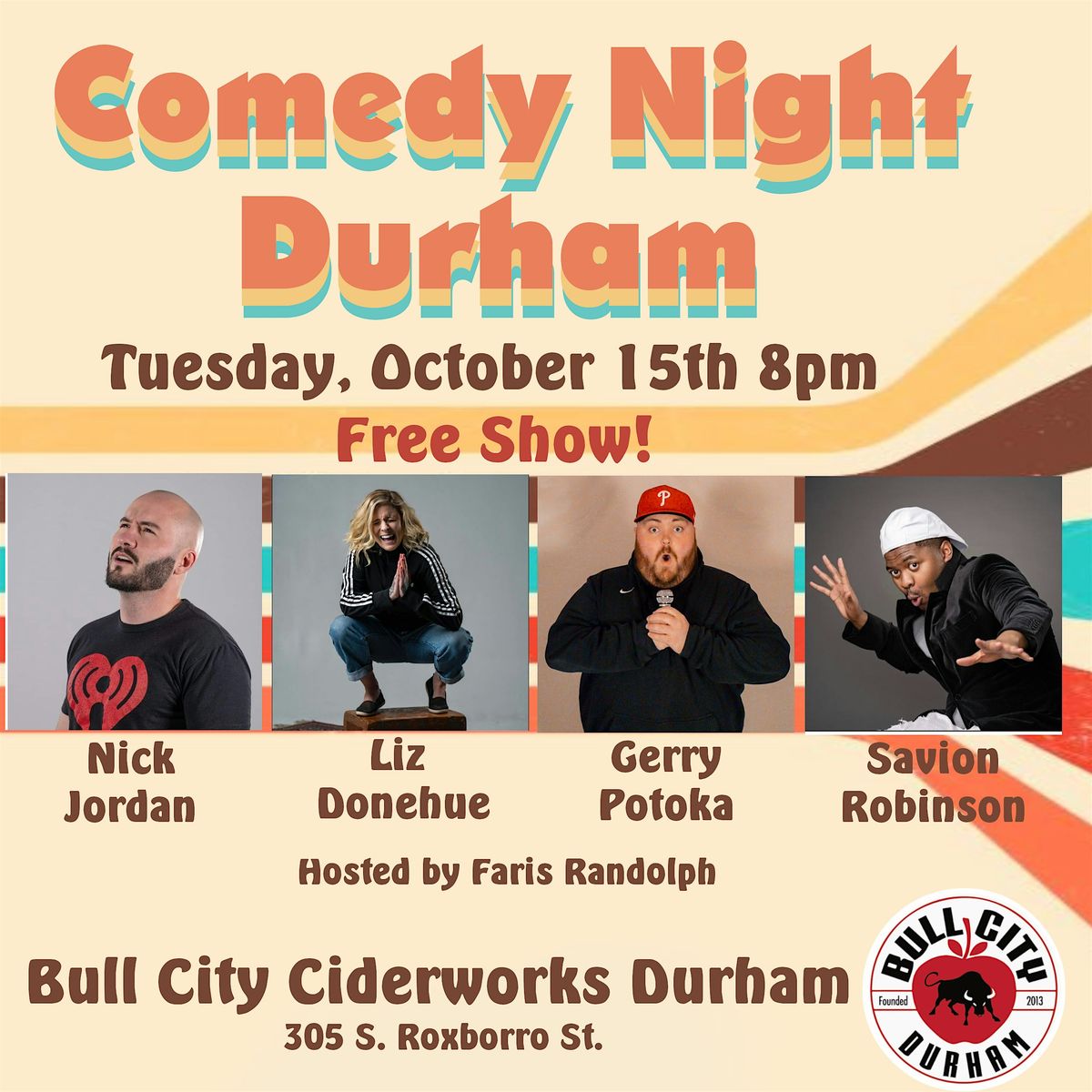 Comedy Night Durham @Bull City Ciderworks