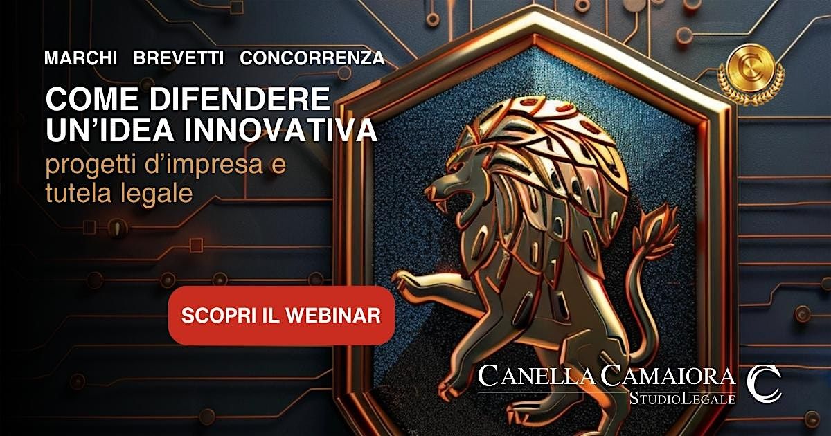 Come difendere un\u2019idea innovativa \u00ae [Webinar Live!]