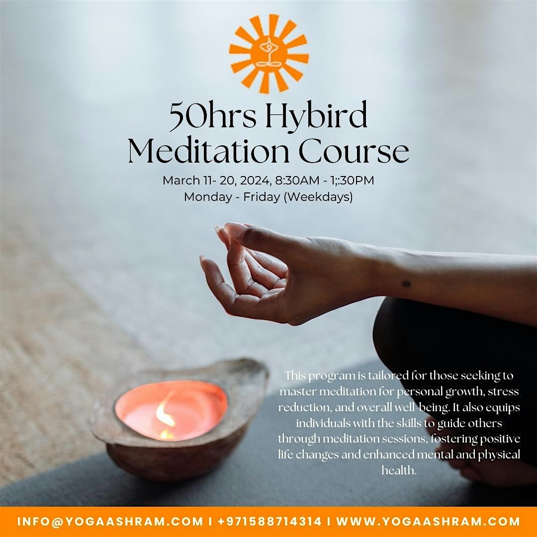 50hrs Meditation Course - Certified
