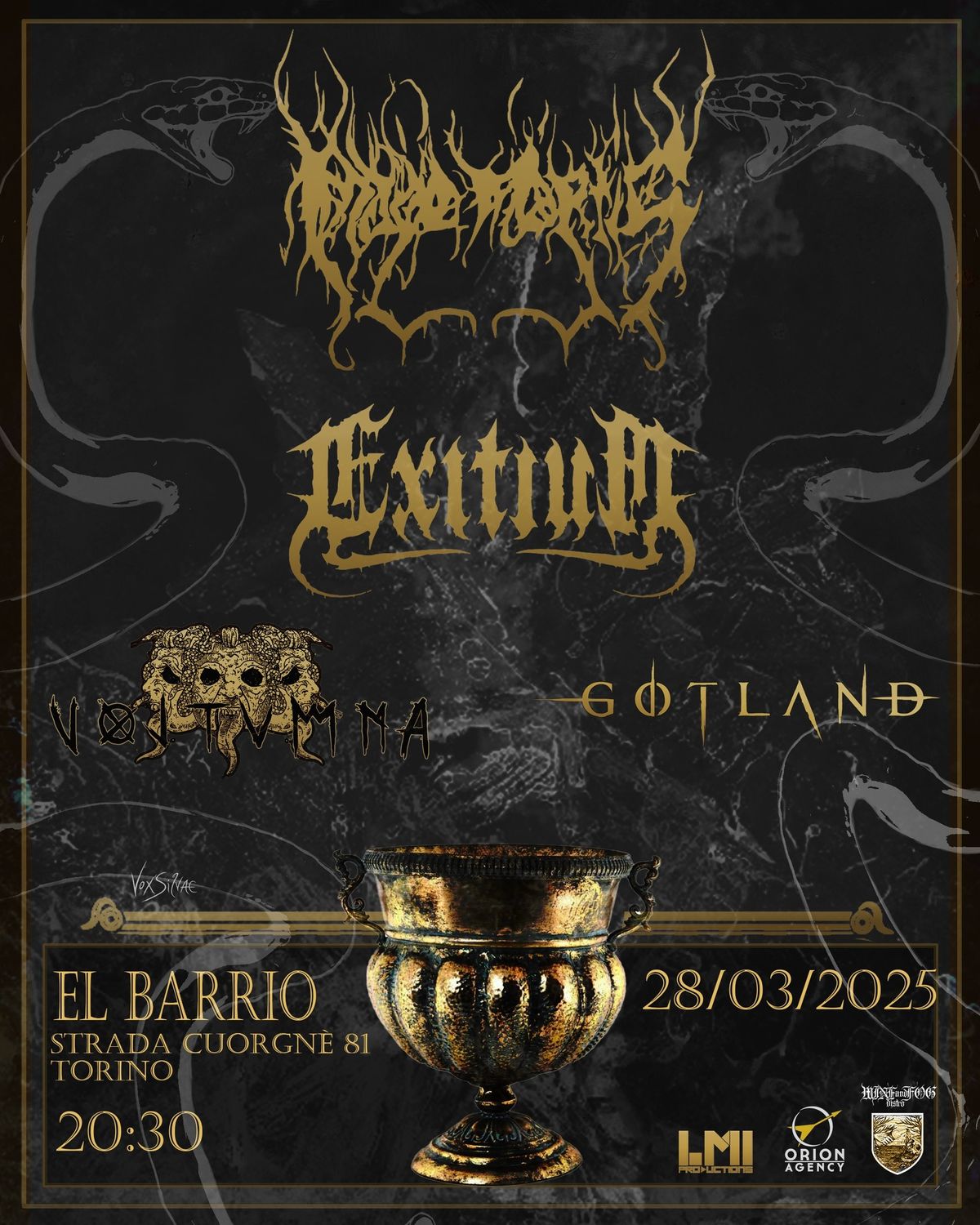 Imago Mortis \/ Exitium \/ Voltumna \/ Gotland Live @ El Barrio (TO)