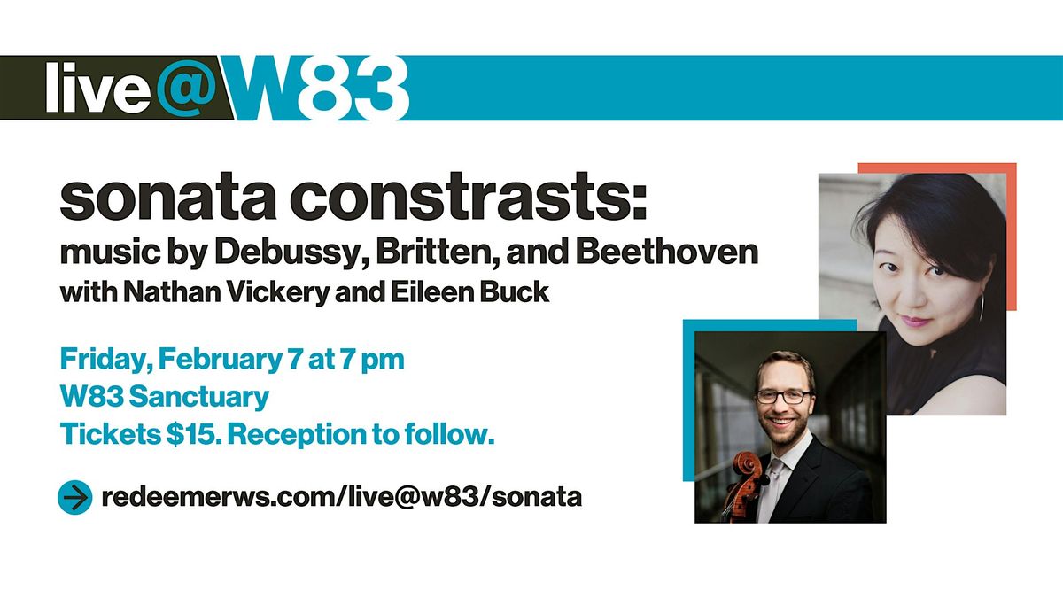 Sonata Contrasts: Music by Debussy, Britten, and Beethoven