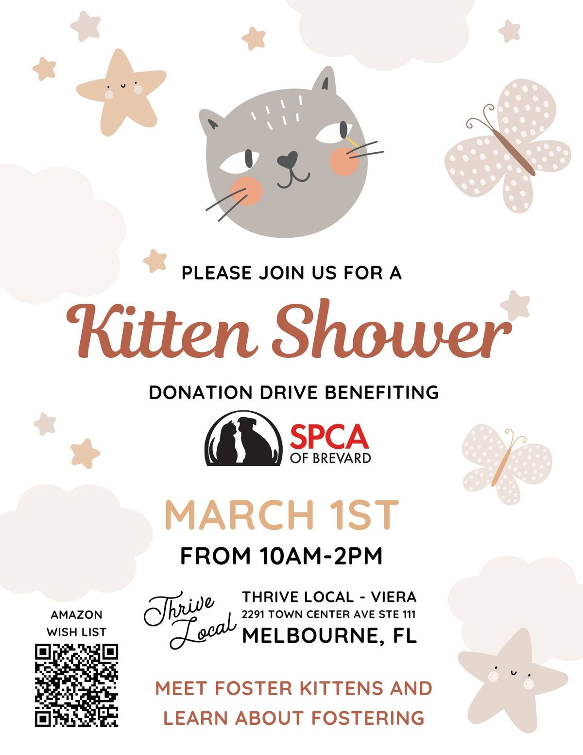 VIERA: Kitten Donation Drive | 3\/1 @ 10-2pm