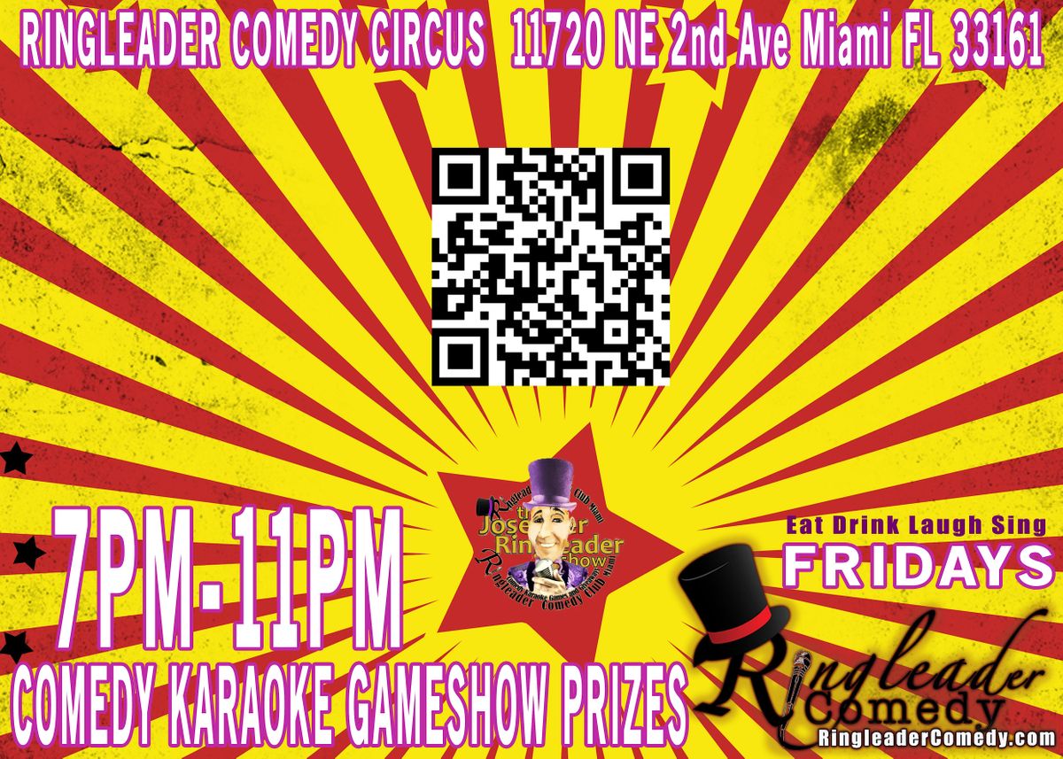 MiamiSings.com 7-11p FRIDAYS 11720 NE 2nd Ave, 33161