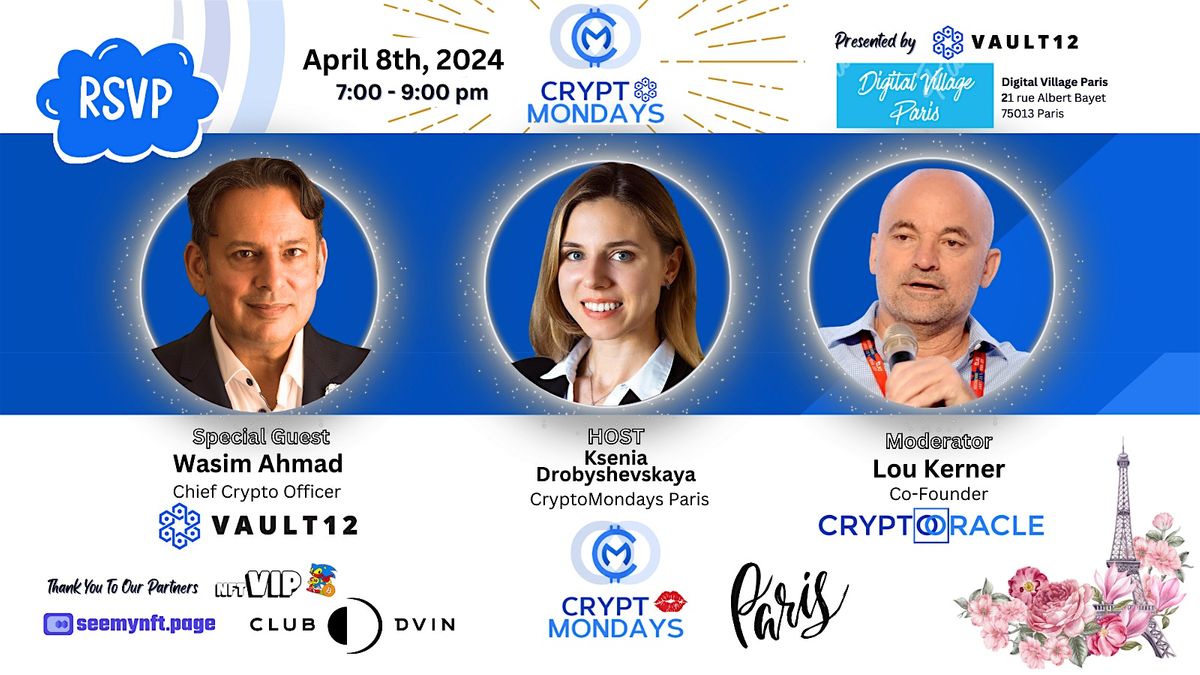CryptoMondays Paris Blockchain Week