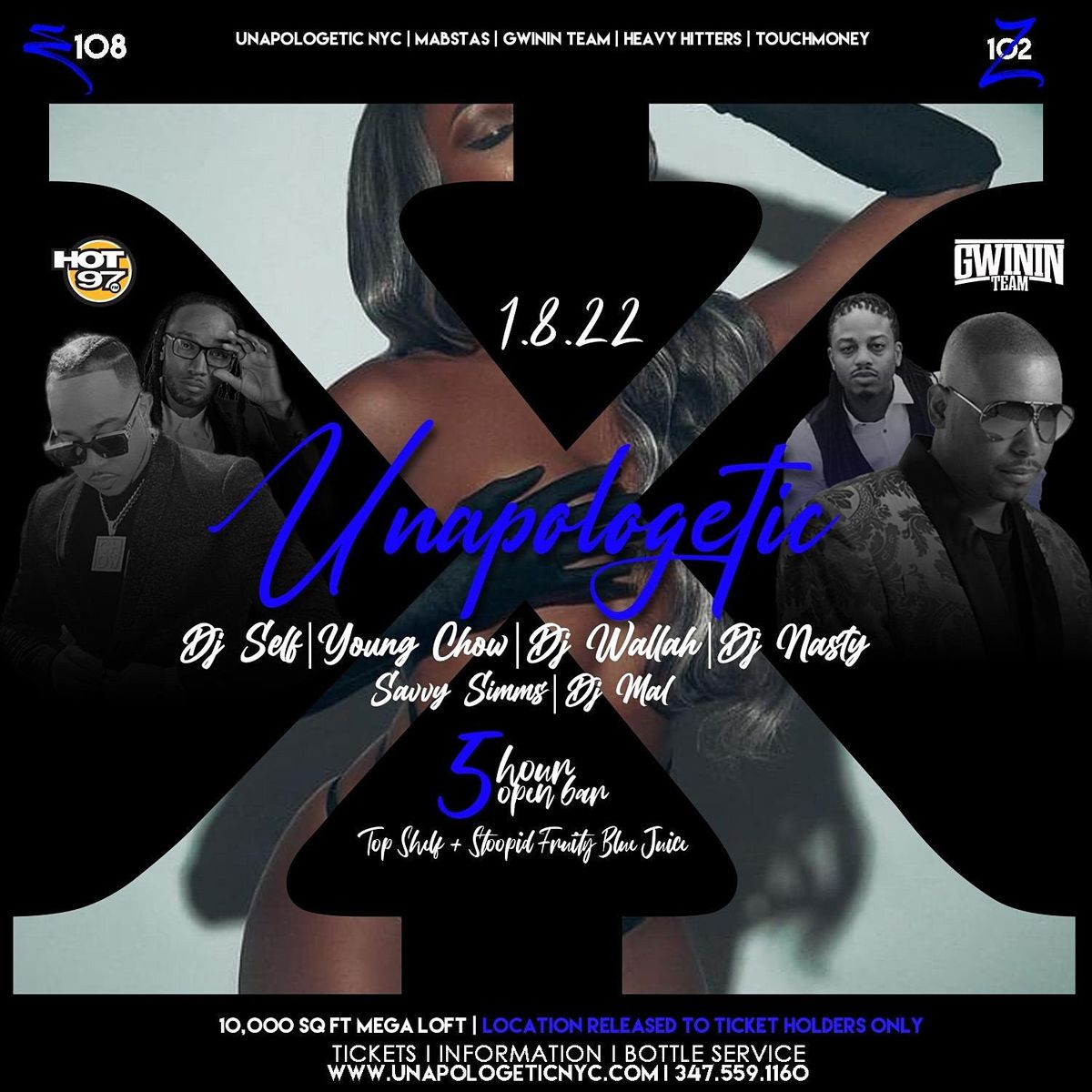 UNAPOLOGETIC X | 5 HR OPEN BAR| DJ SELF | YOUNG CHOW | WALLAH | Baefest