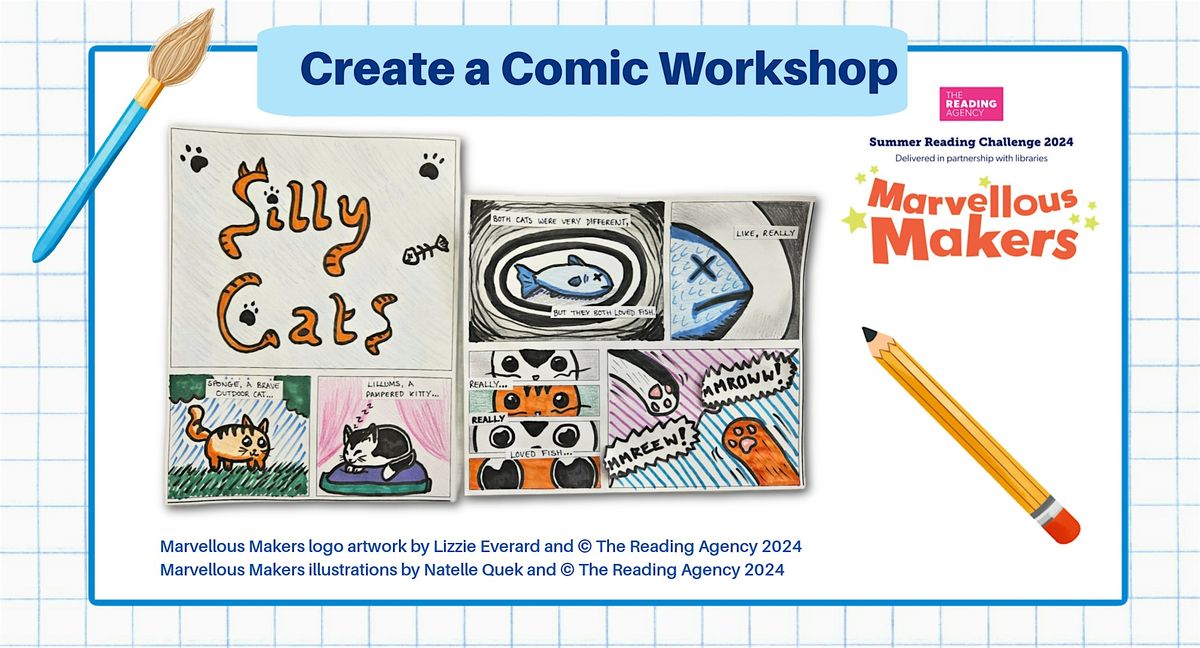 Create a Comic Workshop at Weymouth Library