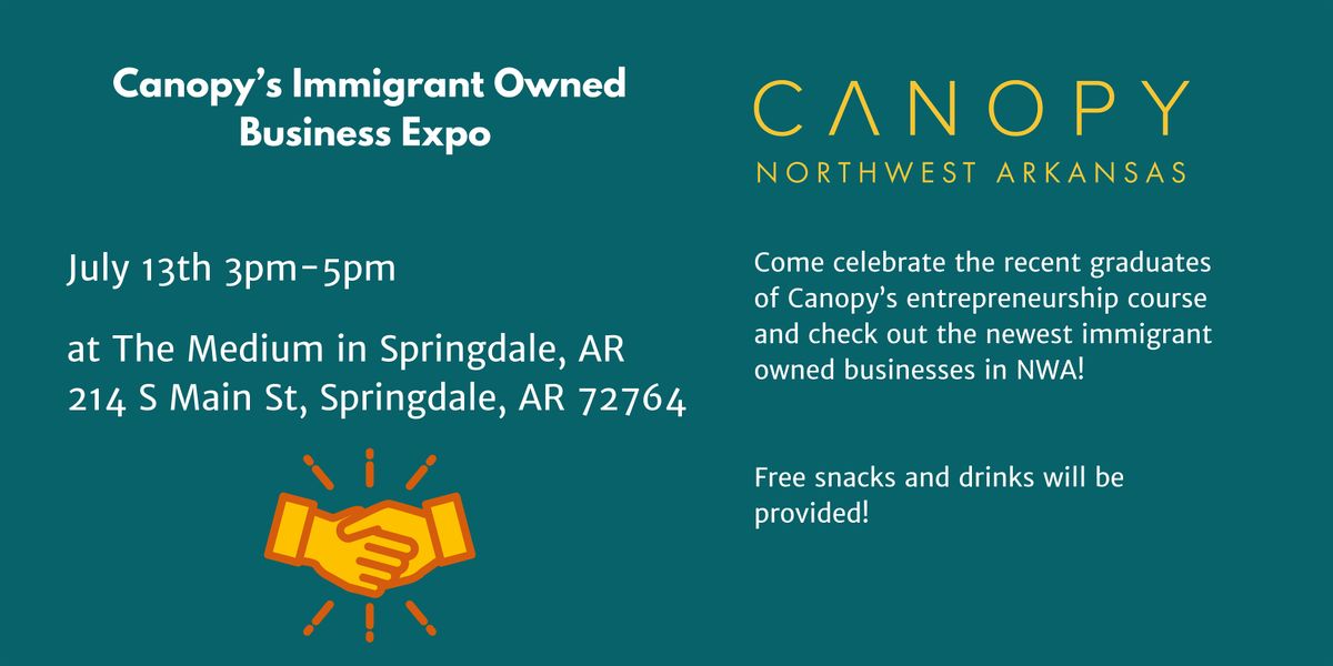 Canopy's Graduation Immigrant Owned Business Expo