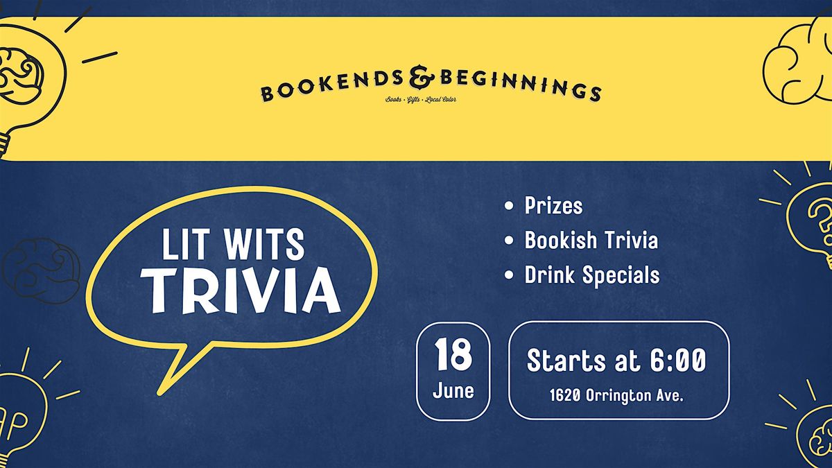 Lit Wits Trivia with Wren!