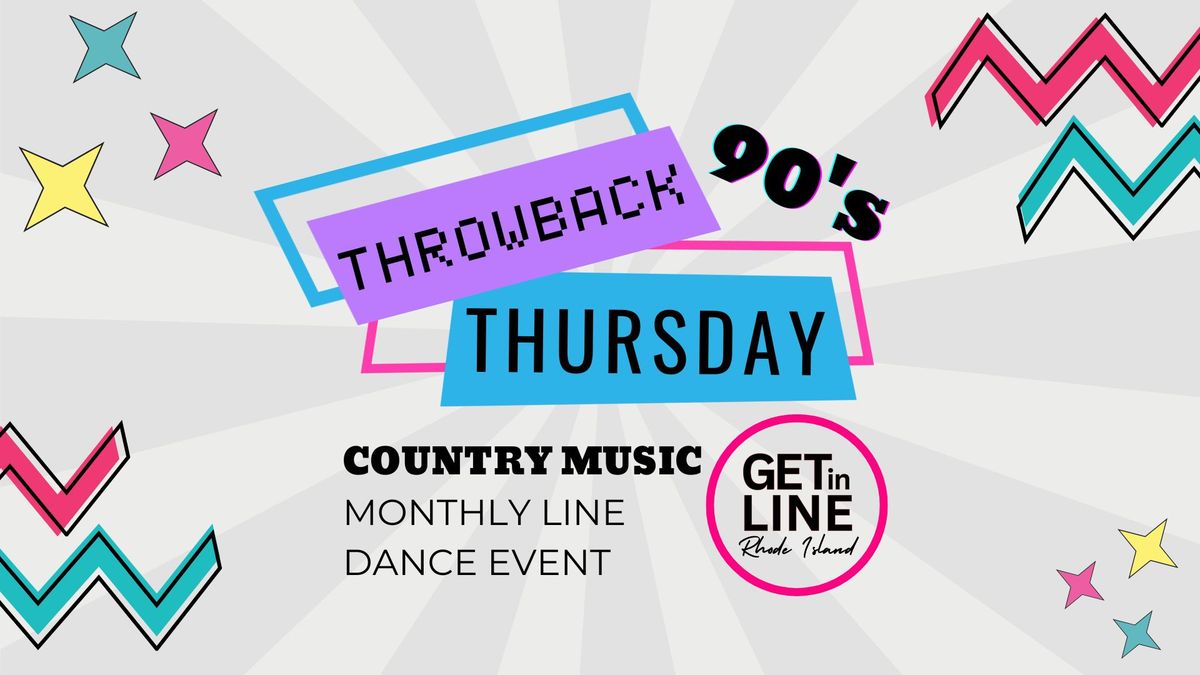 Throwback Thursday Line Dance lessons & requests - September