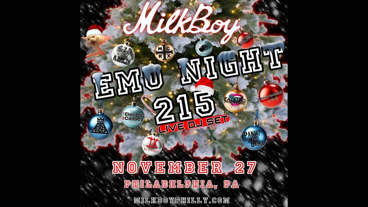 Emo Night 215 at MilkBoy 11.27.24