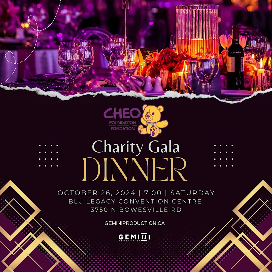 CHEO Charity Gala Dinner
