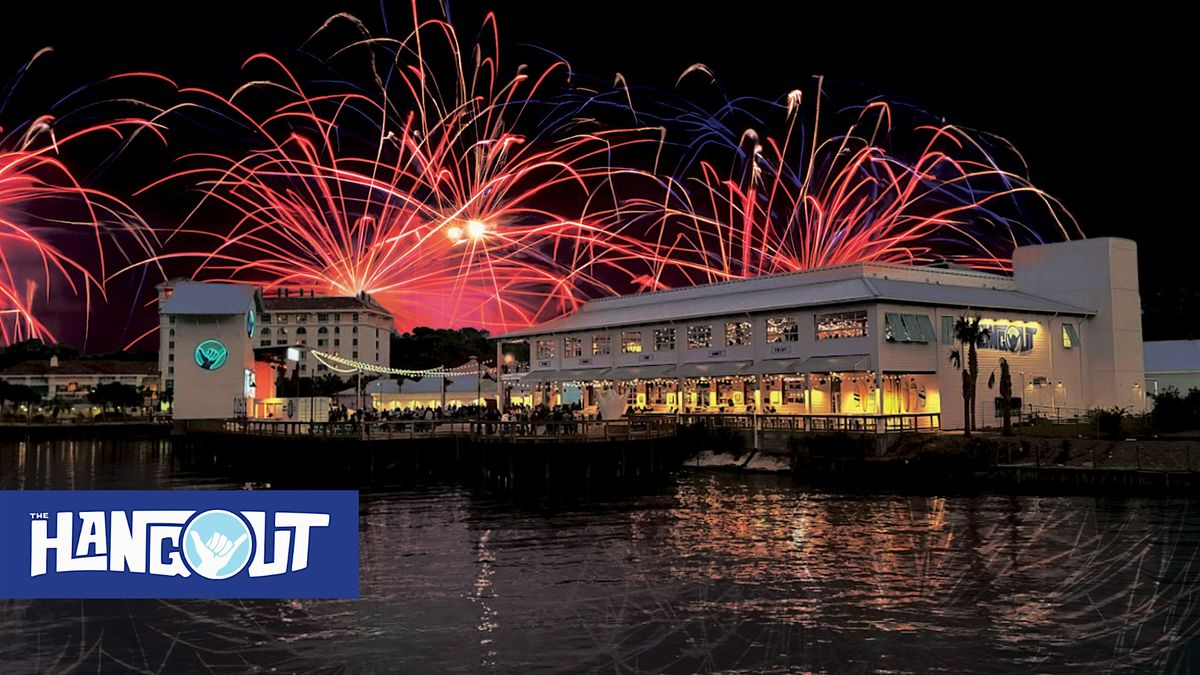 FREE FIREWORKS IN THE COURTYARD - THE HANGOUT MYRTLE BEACH