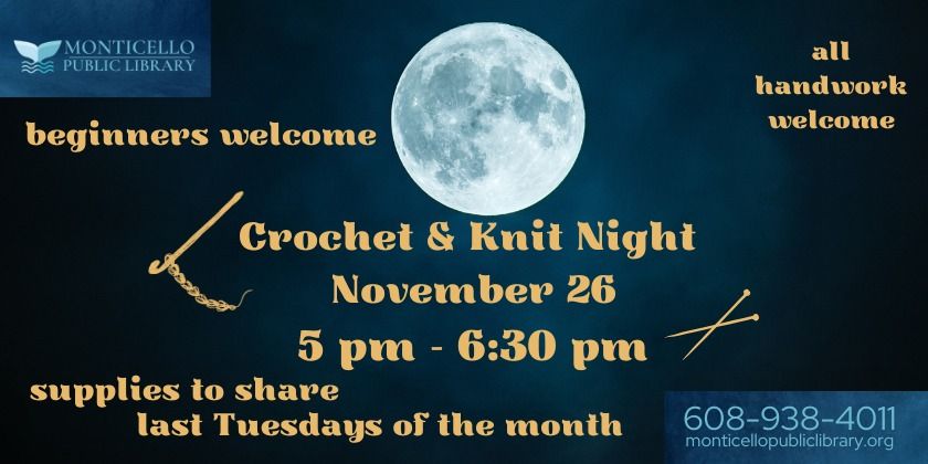 Crochet & Knit Night