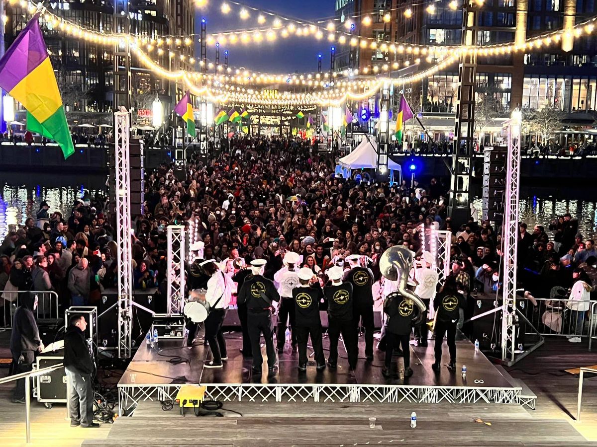 Naptown Brass Band at Mardi Gras at The Wharf DC!!!