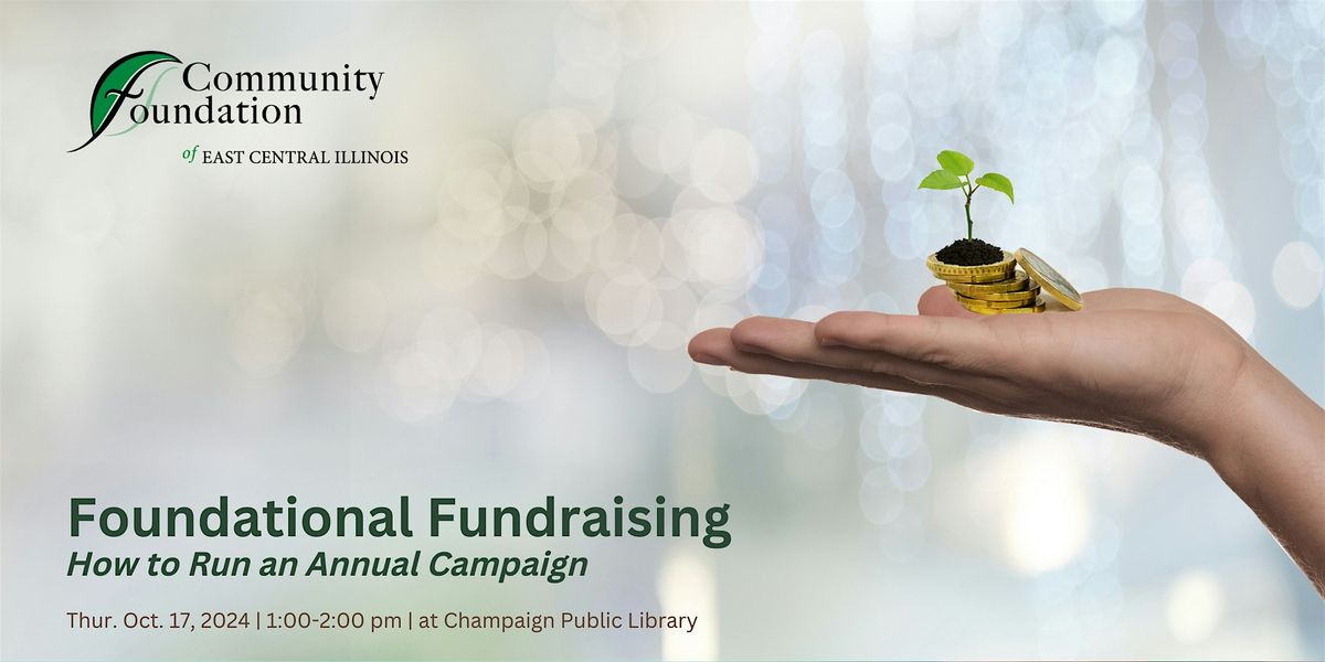 Foundational Fundraising: How to Run an Annual Campaign