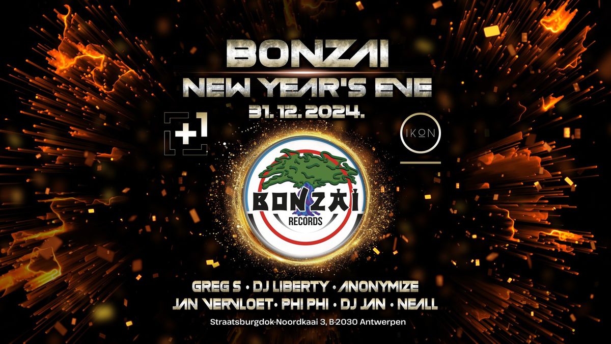 Bonzai's New Years Eve at PlusOne (Ikon) - 31 December 2024